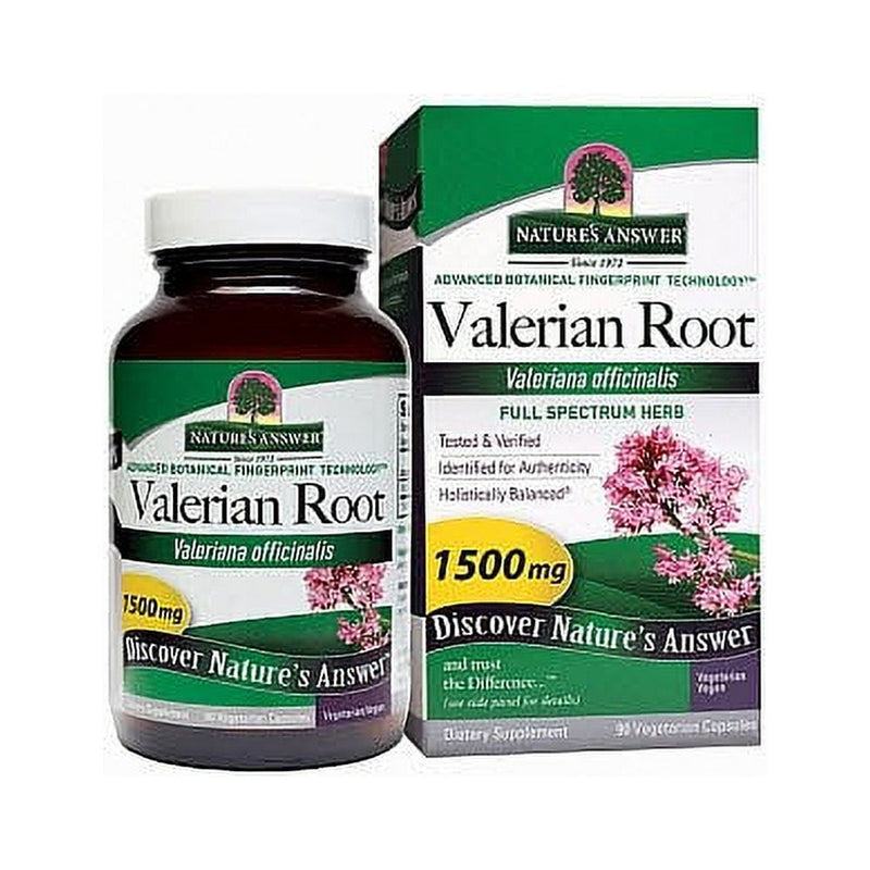 Respuesta de la naturaleza Cápsulas de raíz valeriana 90CT