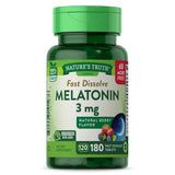 Nature's Truth Melatonin 3mg tabletas 180ct