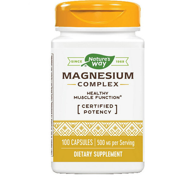 Nature's Way Magnesium Complex 500mg Capsules 100ct