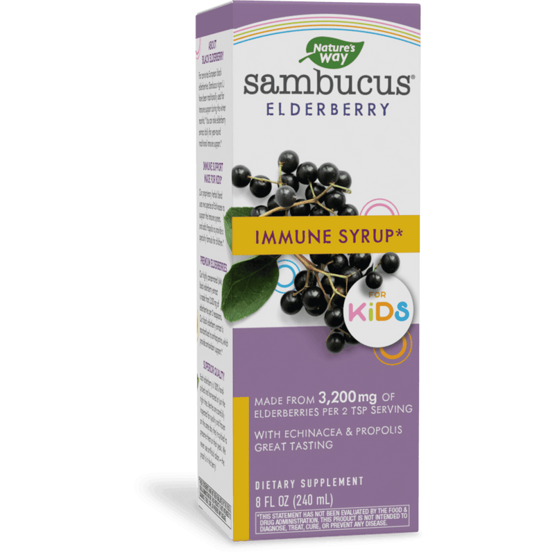 Nature's Way Sambucus Elderberry Syrup 8Oz