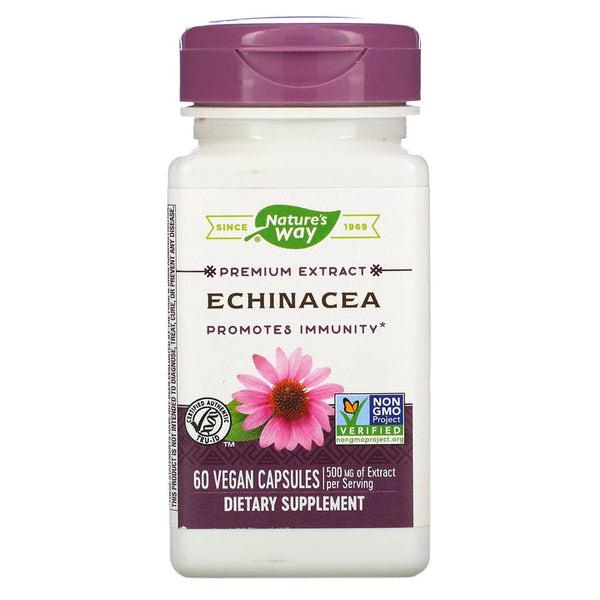 Nature's Way Echinacea Premium Vegetable Capsules 60ct
