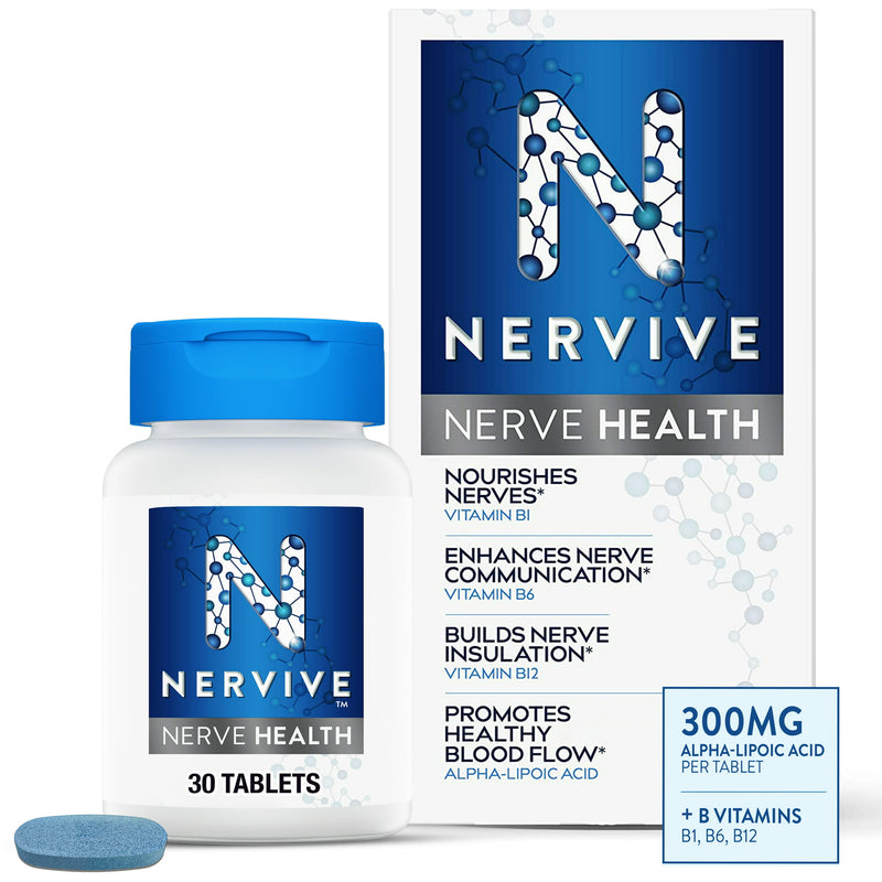 Tabletas de salud nerviosa nerviosa 30ct