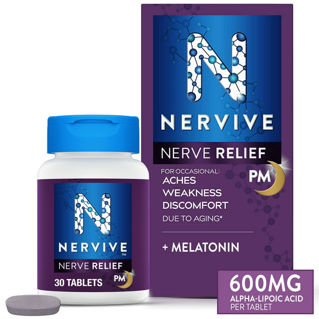 Alivio nervioso nervioso pm tabletas 30ct