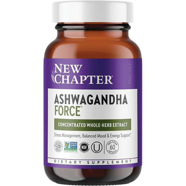 New Chapter Ashwagandha Force Vegetable Capsules 60ct