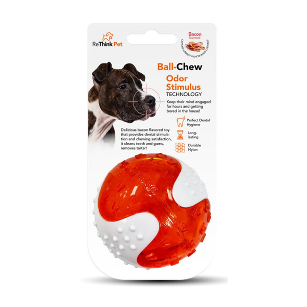 Rethink Pet Ball Chew Bacon Scented