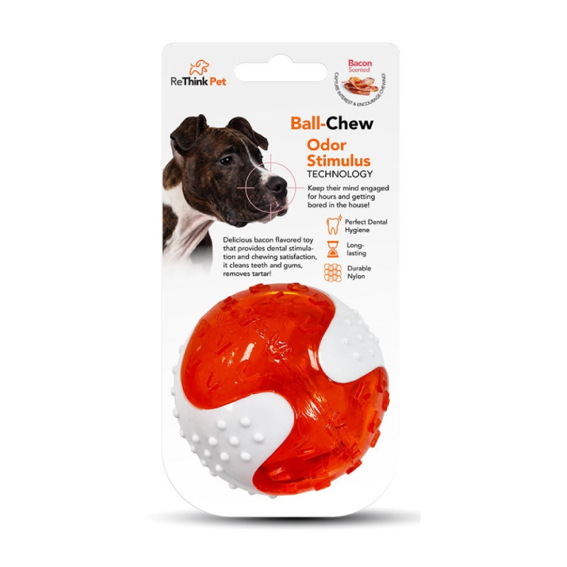Rethink Pet Ball Chew Bacon Scented