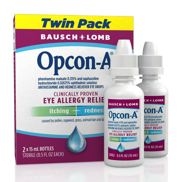 Bausch & Lomb Opcon - A Eye Drops 2 x 15ml