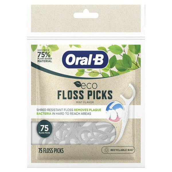 Oral B Eco Floss Picks 75ct