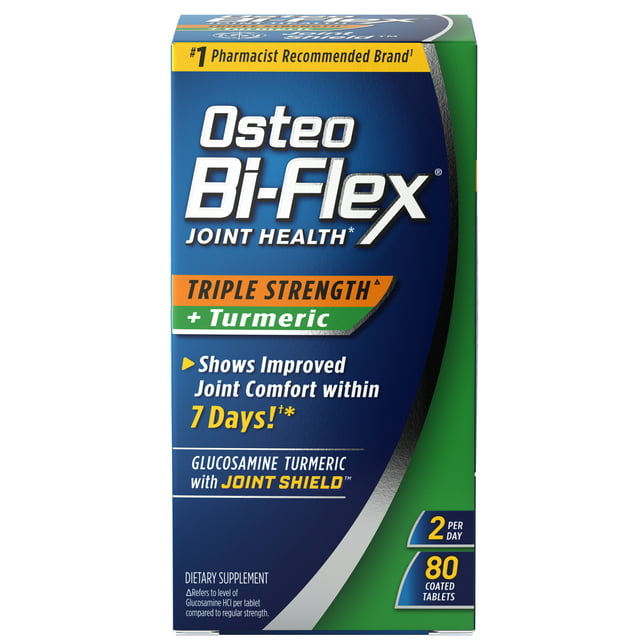 Osteo Bi Flex Triple Strength With Turmeric Tablets 80ct