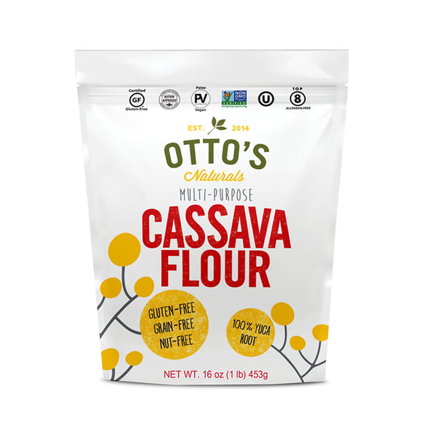 La harina de yuca de cassava de múltiples propósito de Otto 16 oz