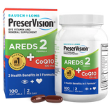 Bausch + Lomb PreserVision With Coq10 Softgels 100ct