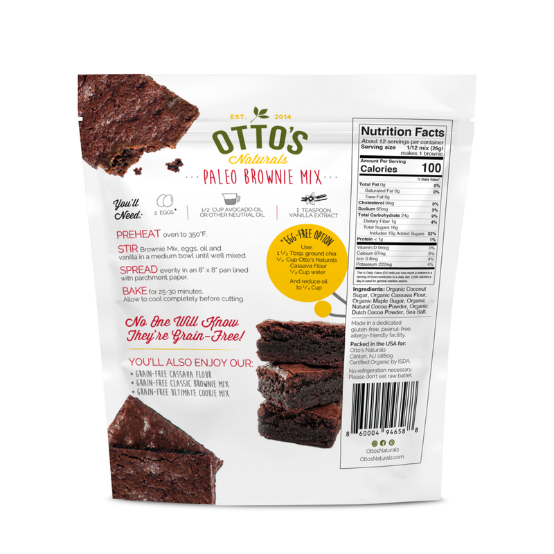 Otto's Paleo Double Chocolate Bownie Mix 11.1o