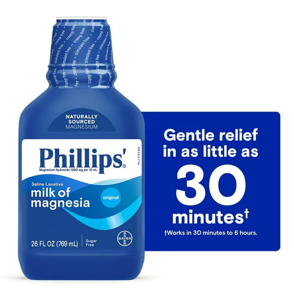 Phillips Milk Of Magnesia Liquid Laxative Original 26 Fl Oz