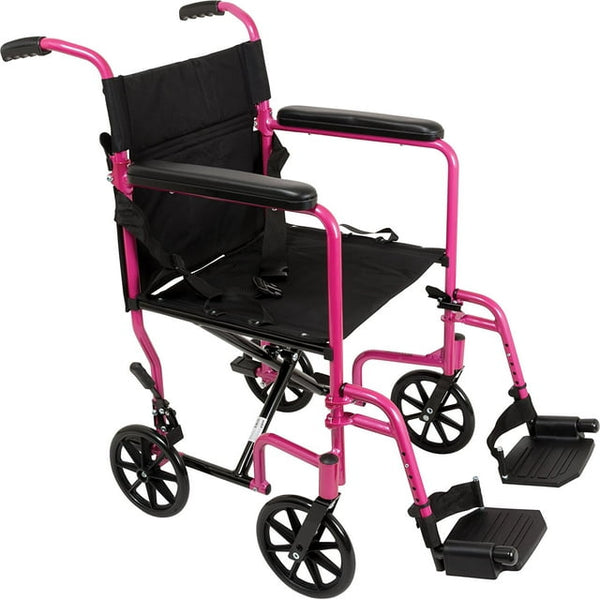 Probasics Aluminium Transport Chair Pink Tca1916Pk