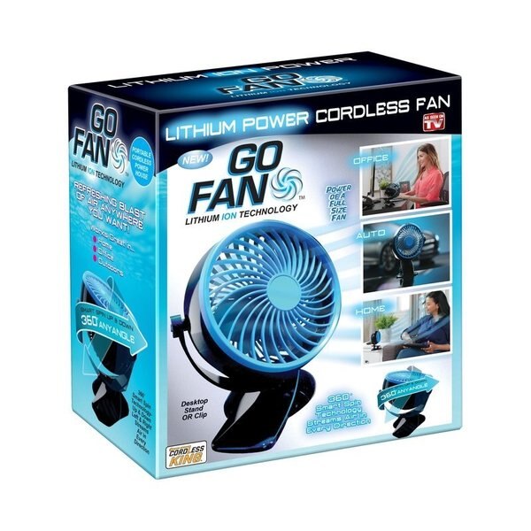 Go Fan Pro Rechargeable Lithium Ion