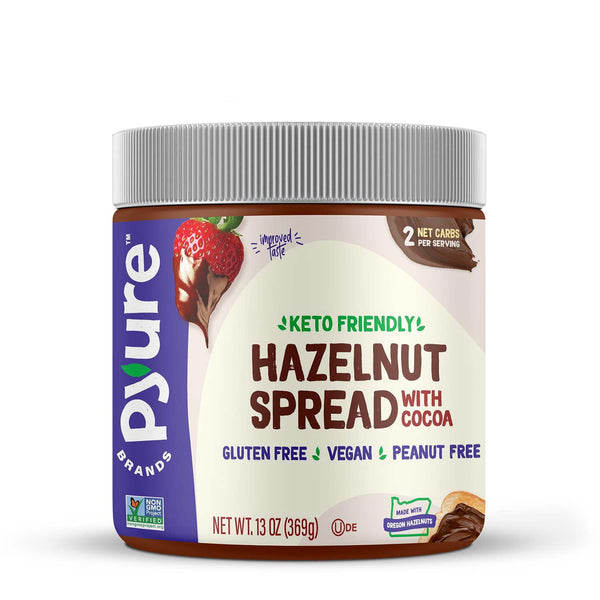 Pyure Hazelnut se extendió con cacao 13oz