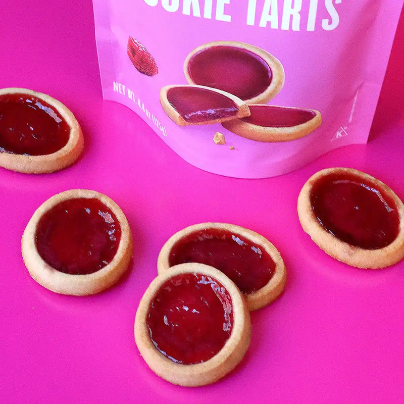 Tartas de galletas belgas para niños frambuesa