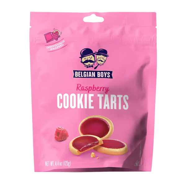 Belgian Boys Cookie Tarts Raspberry