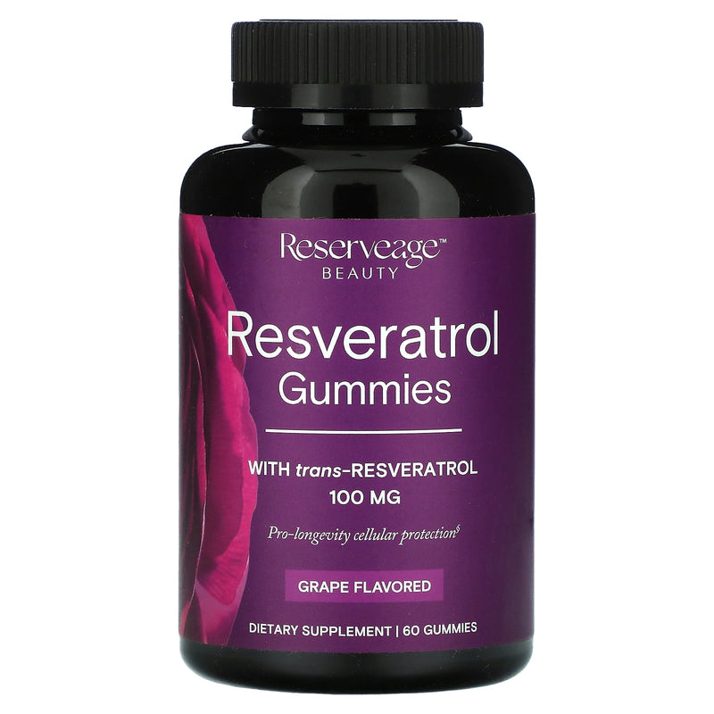 Reserveage Resveratrol Gummies 100mg 60ct
