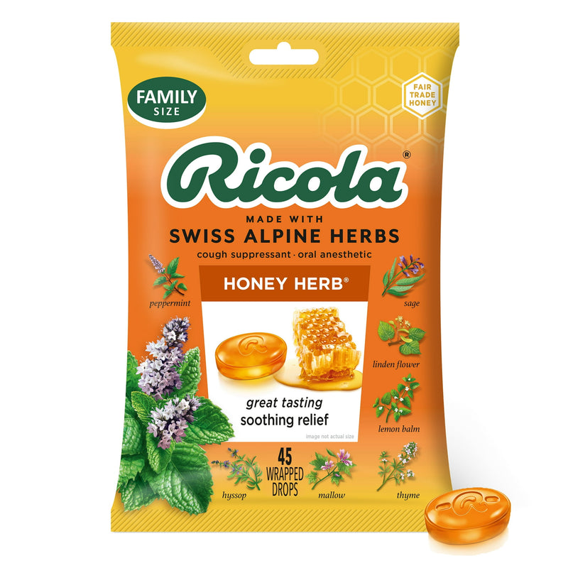 Ricola Honey-Herb Drops 50ct