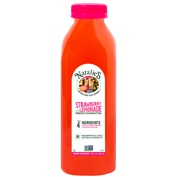 Natalie's Strawberry Lemonade Juice 16Oz