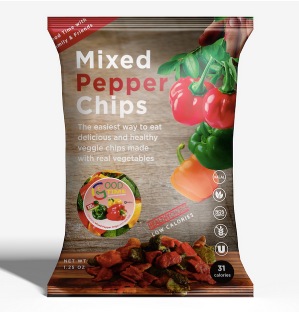 Good Time Mixed Pepper Chips 1.25oz