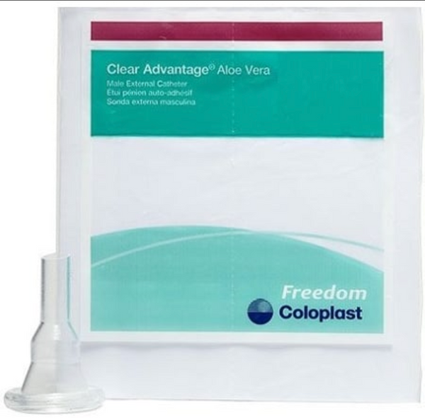 Coloplast Freedom Clear Advantage Aloe 23mm Male External Catheter 6100