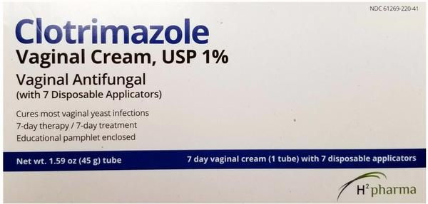 Clotrimazole Vaginal Cream USP 1%