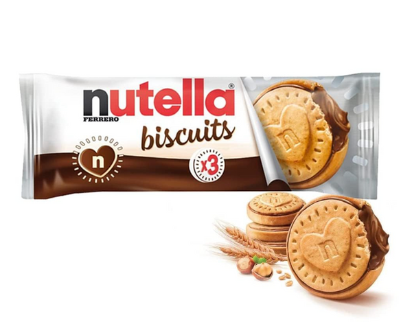 Nutella Ferrero Biscuits 3 Cookies 41.4 gr