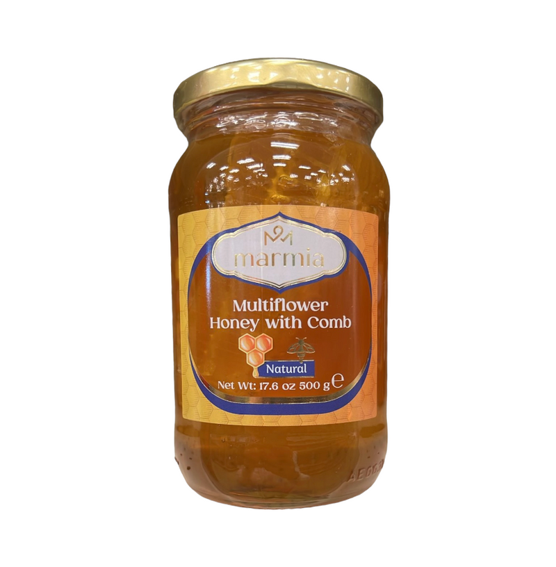 Marmia Multiflower Honey With Comb 17.6Oz