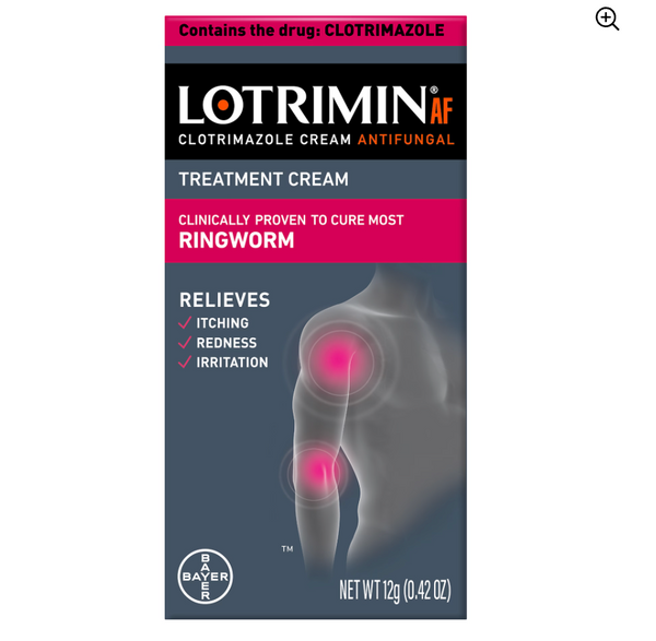 Lomitrin AF Antinfungal Cream Treatment Ringworm 30G