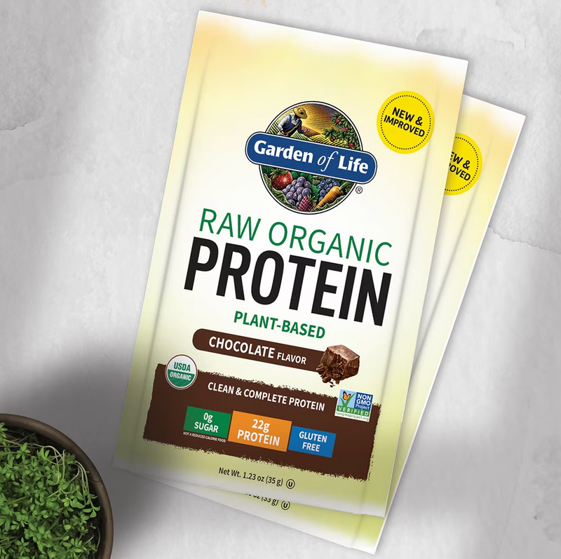 Garden Of Life Raw Organic Protein Chocolate 1oz 10 packs