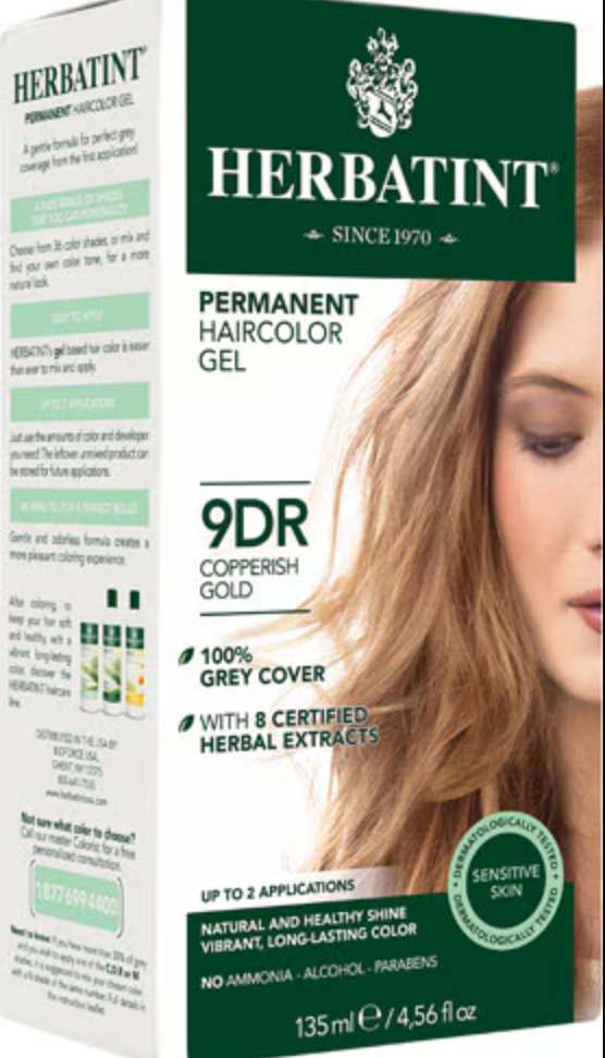 Herbatint Color de cabello permanente Rubia de cobre 9dr 4.5oz