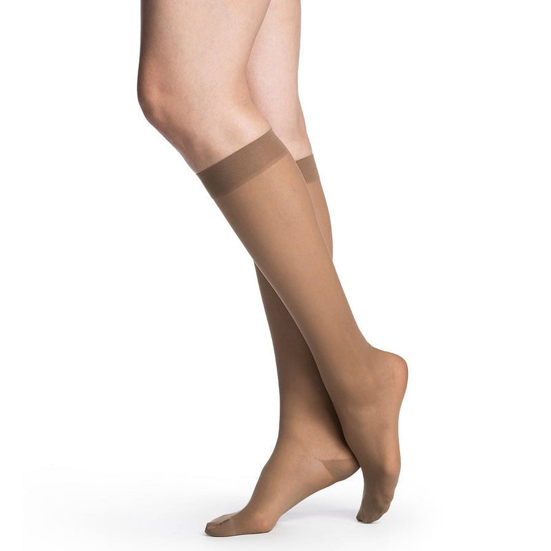 Sigvaris Women Sheer Style Knee High Calf 20-30 Closed Toe