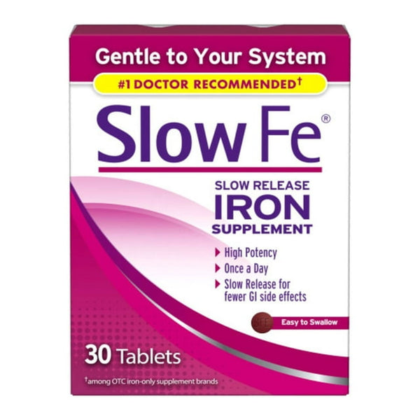 Slow Fe Iron Supplement Tablets 45mg 30ct