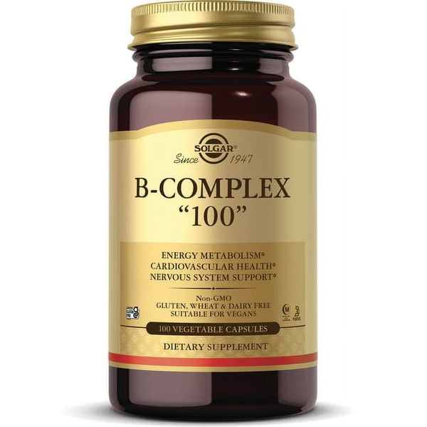 Solgar B-Complex 100 Vegetable Capsules 100ct