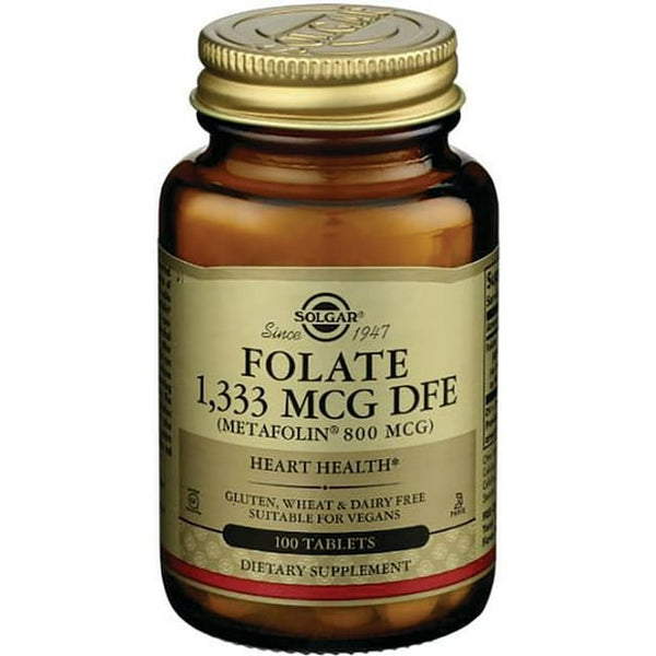 Solgar Folate Tablets 800mcg 100ct
