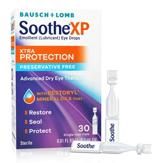 Bausch & Lomb Soothe XP Eye Drops 0.01oz 30ct
