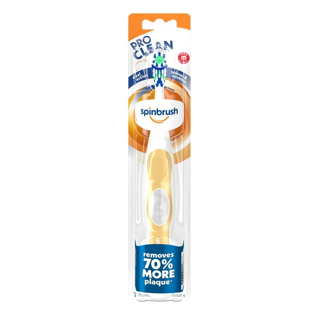 Arm & Hammer Pro Clean Clean SpinBrush Doothbrush Medium