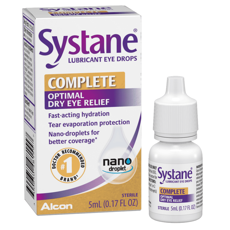 Alcon Systane Complete Lubricant Eye Drops 0.17 oz