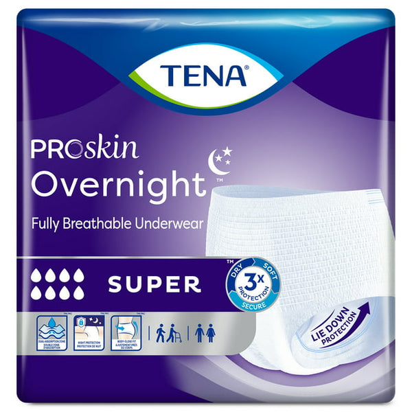 Tena Super Overnight XL 12ct 72427