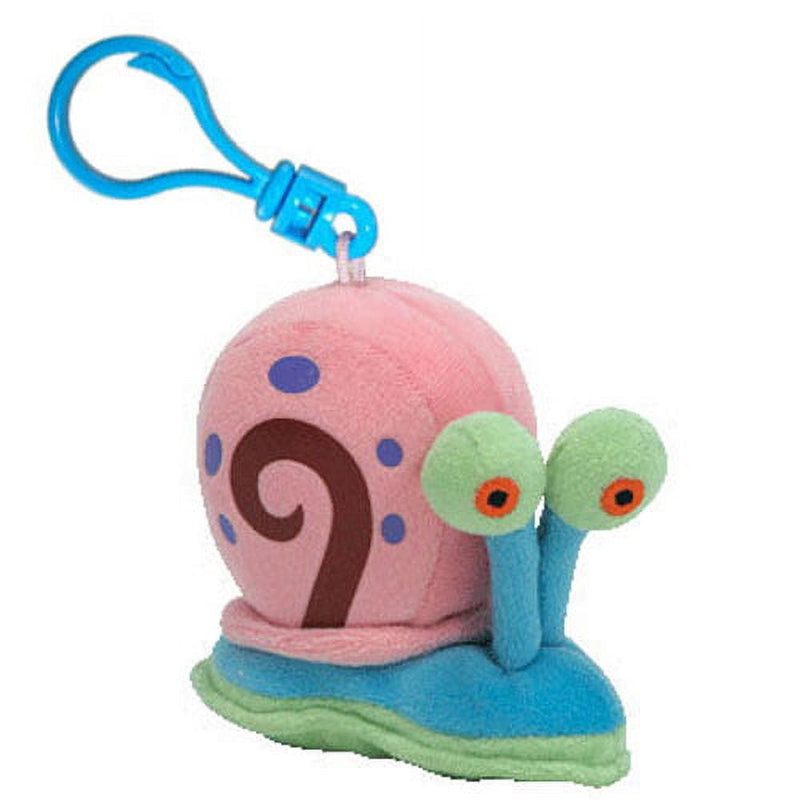 Ty Beanie Boos Sponge Bob Gary Snail Clip