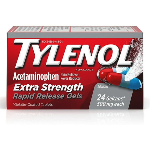 Tylenol Extra Strenght Rr 500mg 24 Capsules