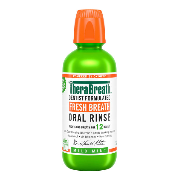 Therabreath Fresh Breath Oral Rinse Mint 16Oz