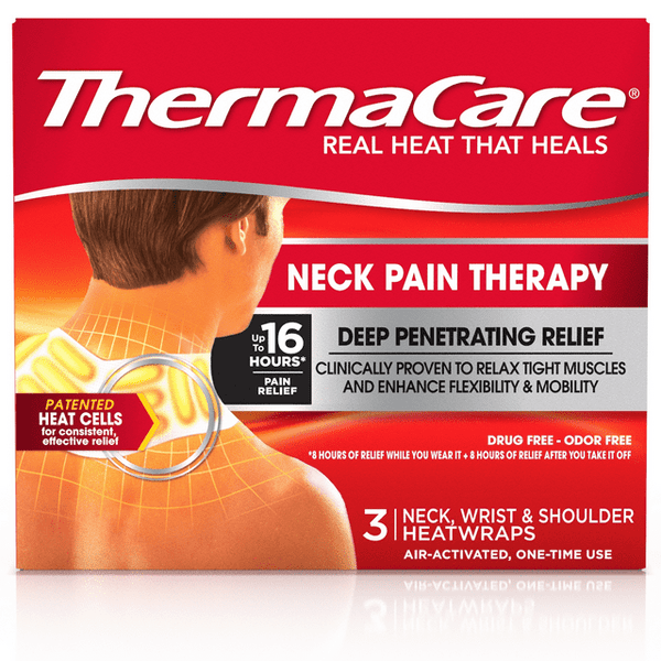 Thermacare Heatwraps Neck Wrist & Shoulders Patches 3ct