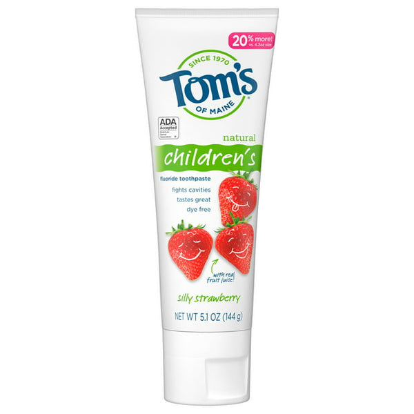 Toms Of Maine Children Toothpaste Strawberry 5.1Oz