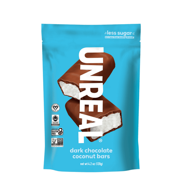 Unreal Dark Chocolate Coconut Bars 4.2Oz