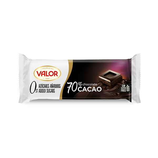 Valor Dark Chocolate 70% 1.2oz