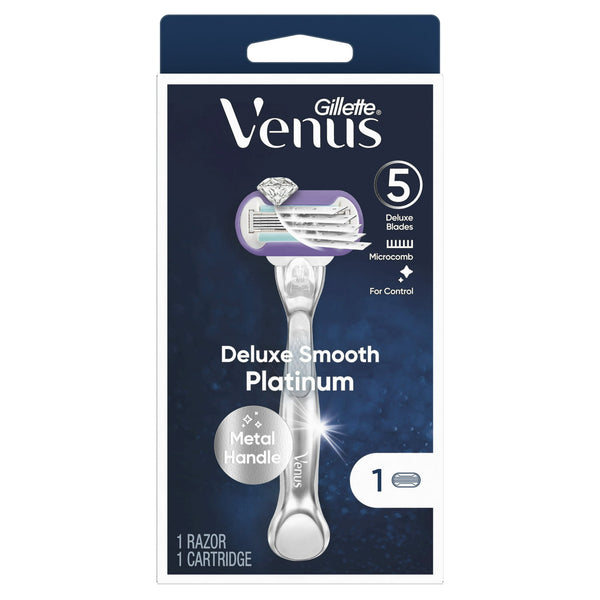 Gillette Venus Platinum 5 Blades Razor 1ct