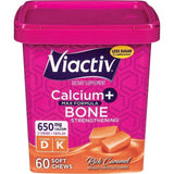 ViaCtiv Calcium Plus Caramel Chews 72CT